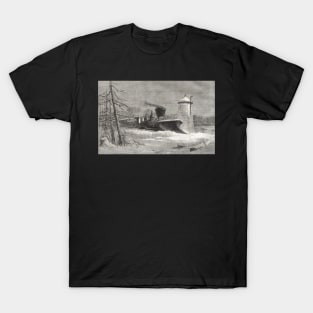 Snow Plough, Grand Trunk Railway, Canada T-Shirt